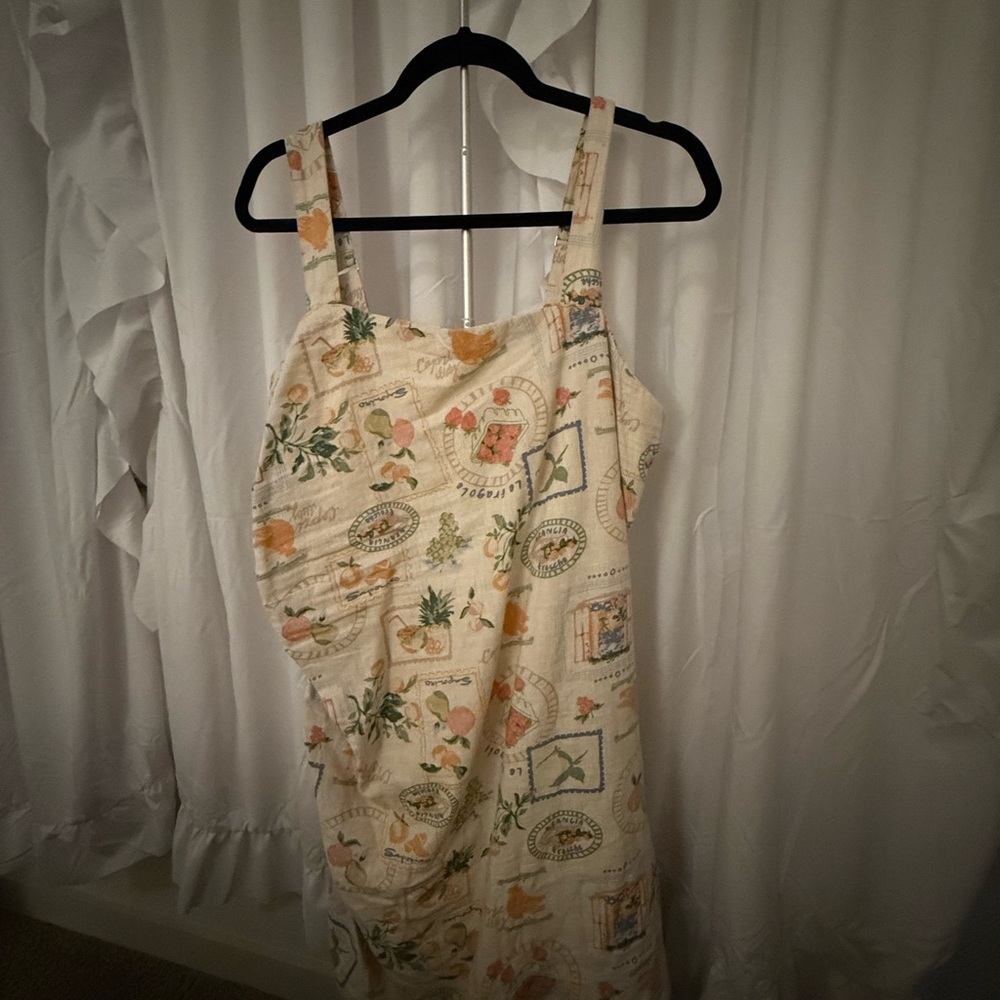 Floral Print Sleeveless Dress
